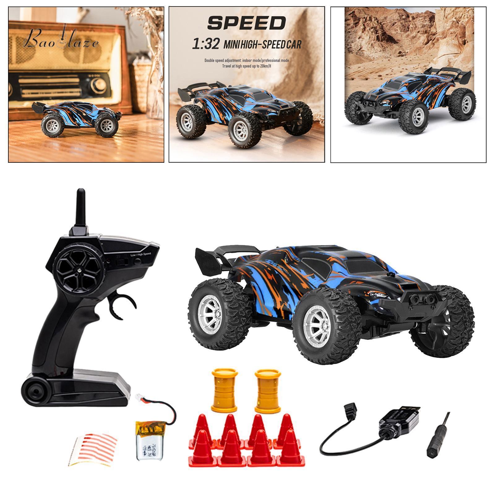 Baoblaze Mini RC Car 1:32 20Km/h High Speed Dual Speed Adjustment Off-Road 2.4G RC Trucks ราคา 17,008 บาท*ส่งฟรี