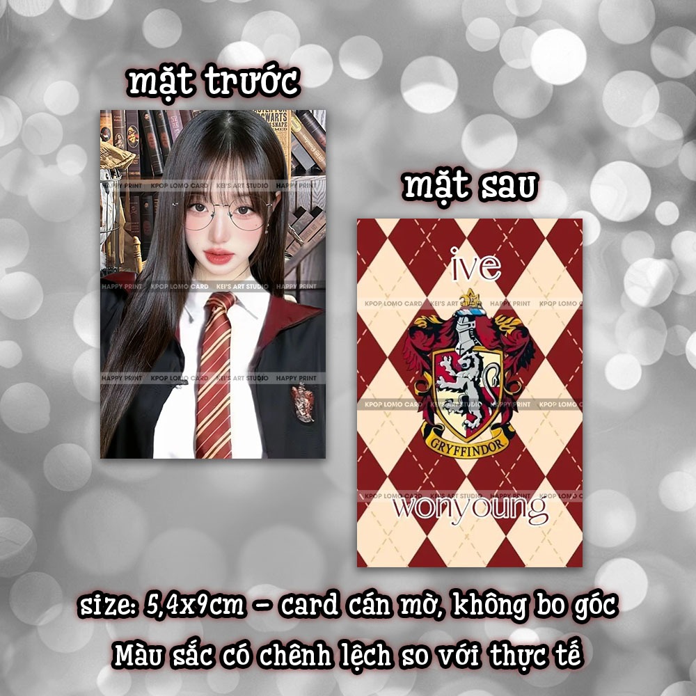 [GIÁ GOM 1 MẪU] Set 20 CÁI card des Wonyoung - thẻ ảnh thiết kế wonyoung nhóm IVE wony jang wonyoung card wonyoung