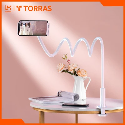 TORRAS Lazy Bracket Mobile Phone and ipad Tablet Computer Holder Universal 360° Degree Rotation Flexible