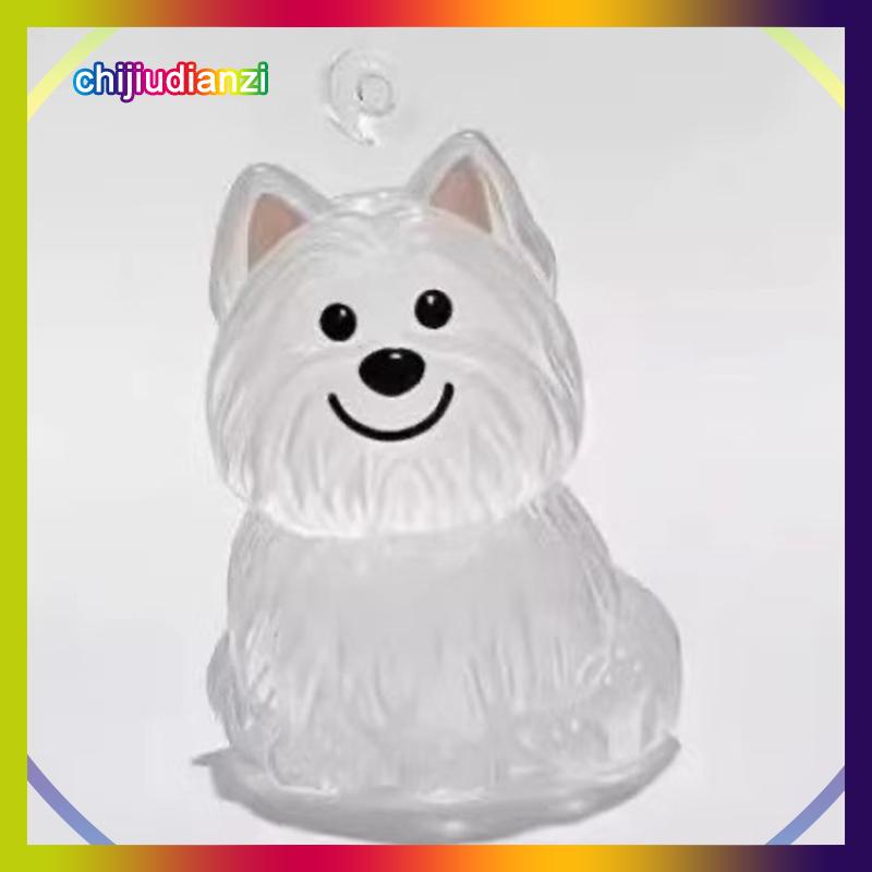 chijiudianzi Rõ ràng Puppy tóc tưởng niệm lưu niệm viên nang pet của chó lông container tự làm mặt dây chuyền Keychain trang trí vật nuôi những người yêu thích nhà hiển thị Quà Tặng - 5