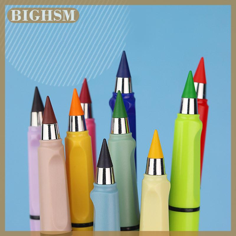 BIGHSM 12Pcs Đầy Màu Sắc Vĩnh Cửu Bút Chì Có Thể Thay Thế Nibs Nghệ Thuật Phác Thảo Vẽ Tranh Không Giới Hạn Bằng Văn Bản Bút Ma Thuật Có Thể xóa được Nạp Đồ Cung Cấp Trường Học
