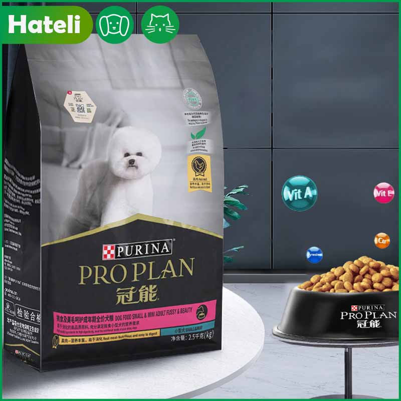 PROPLAN Small Dogs Food Upgraded Formula Skin Care Shiny Hair Bright Eyes Help Digestion Puppy Food 800g/2.5kg ราคา 1,739 บาท*ส่งฟรี