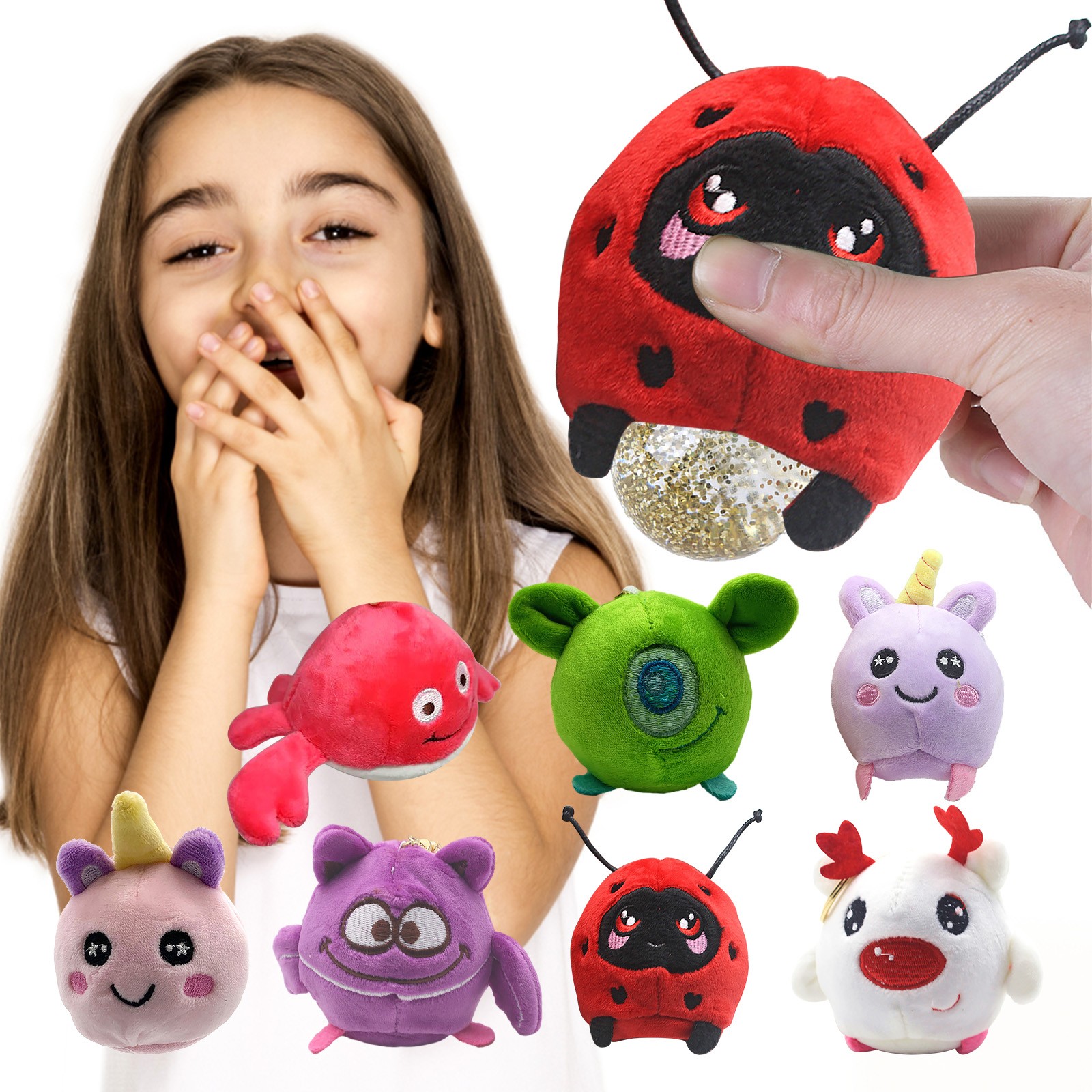 Trẻ Em Bộ phụ kiện may Cho Bé Trai Lễ Hội 5Ml Lỗ Giảm nén Bóng Bóng Dễ Thương Sang Trọng Nhúm Động Vật Món Quà Nhỏ Giáo Dục