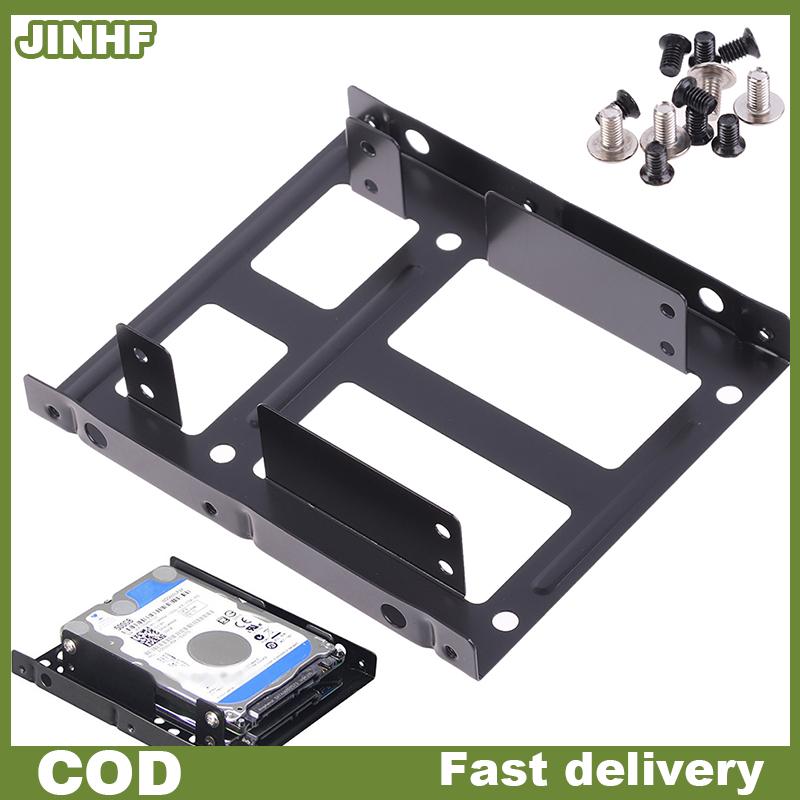 JINHF 2.5เดสก์ท็อปกับฮาร์ดไดรฟ์3.5คู่เดสก์ท็อป SSD อะแดปเตอร์ภายใน ราคา 41 บาท*ส่งฟรี