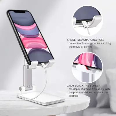 【Local seller！】Mobile Phone Holder Stand for iPhone Xiaomi Phone Holder Foldable Mobile Phone Stand Desk for iPad Tablet Desk Holder