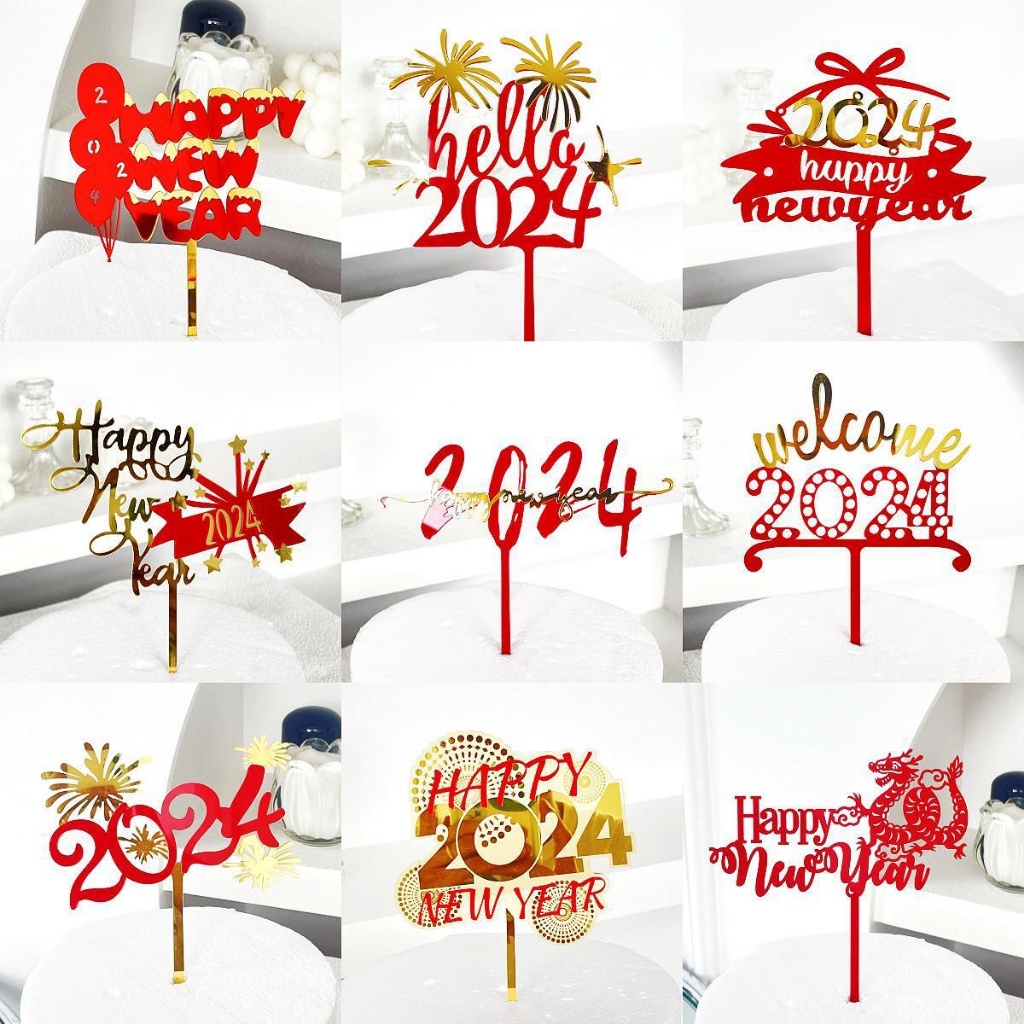 2024 Happy Chinese New Year Cake Topper Year Of The - Temu Philippines