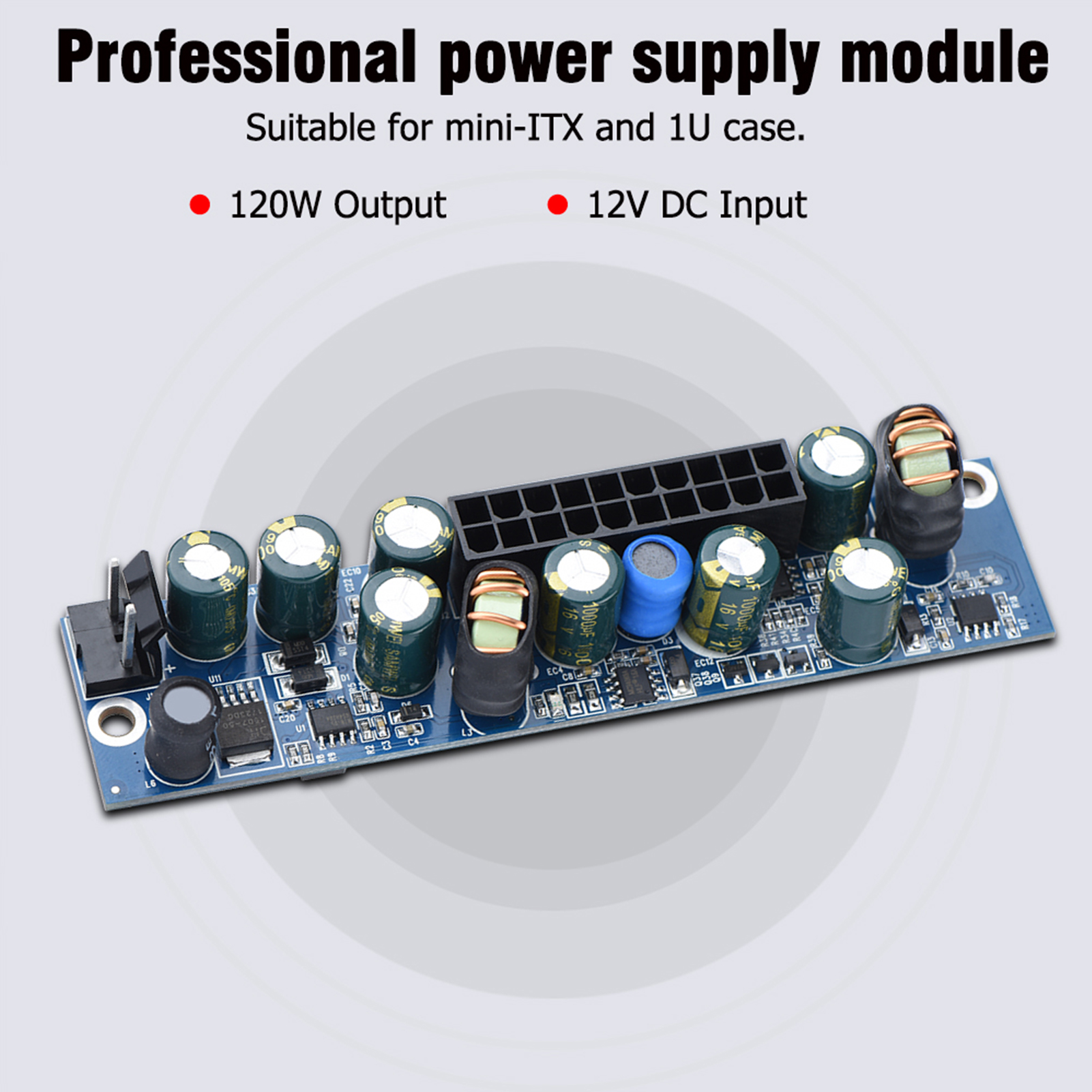 Garosa DC 120W Module Nguồn 12V Đầu Vào PSU Với 24Pin ATX/DC Cáp Cho Máy Tính Mini PC HTPC POS Set-Top Box Giá 472,000 Đồng*Miễn phí vận chuyển