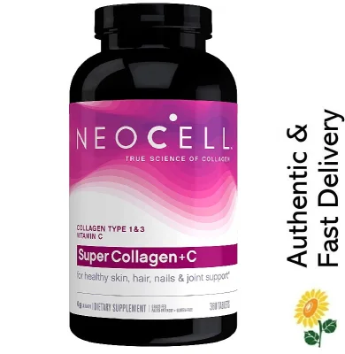 [SG] Neocell, Super Collagen+C, Type 1 & 3, 6,000 mg, 360 Tablets