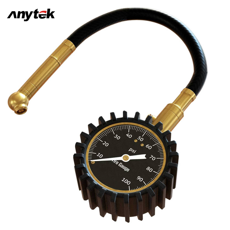 Trong bán đồng hồ đo áp suất lốp 0-100 psi ANSI chứng nhận bộ đo áp suất