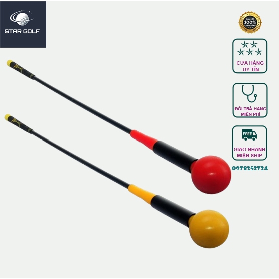 Gậy tập thể lực Swing CHÍNH HÃNG cải thiện lực đánh tay, hoàn thiện lực cánh tay - Dụng cụ hỗ trợ chỉnh Swing Golf