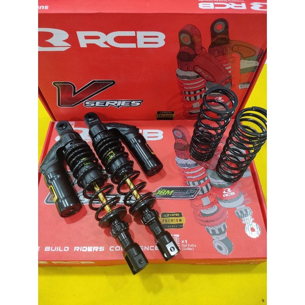 Shocbreker Shock RCB VD Premium Black Series Pcx 160 360 mm Original Harga 3,949,999 rupiah*Gratis Ongkir