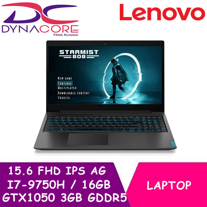 DYNACORE - LENOVO L340-15IRH Gaming 15.6 FHD IPS AG (250Nits - 60 GHz) / I7-9750H / 16GB DDR4 / 1TB M2 NVME SSD / NVIDIA GTX 1050 3GB GDDR5 / WIN 10 / 2 yrs On-Site