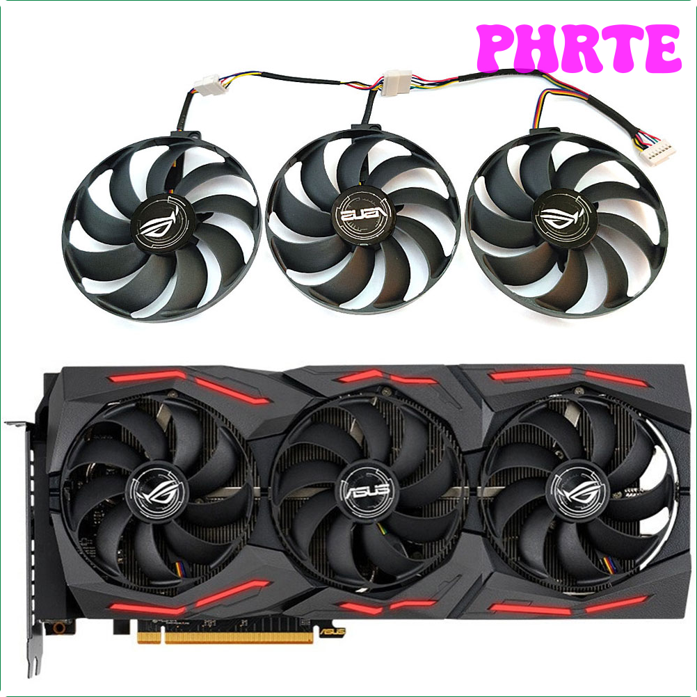 Phrte 1 bộ t129215su FDC10H12S9-C RX 5700xt Strix oC GPU fan, cho ASUS RX 5700 、 RX 5700xt 、 RX 5600