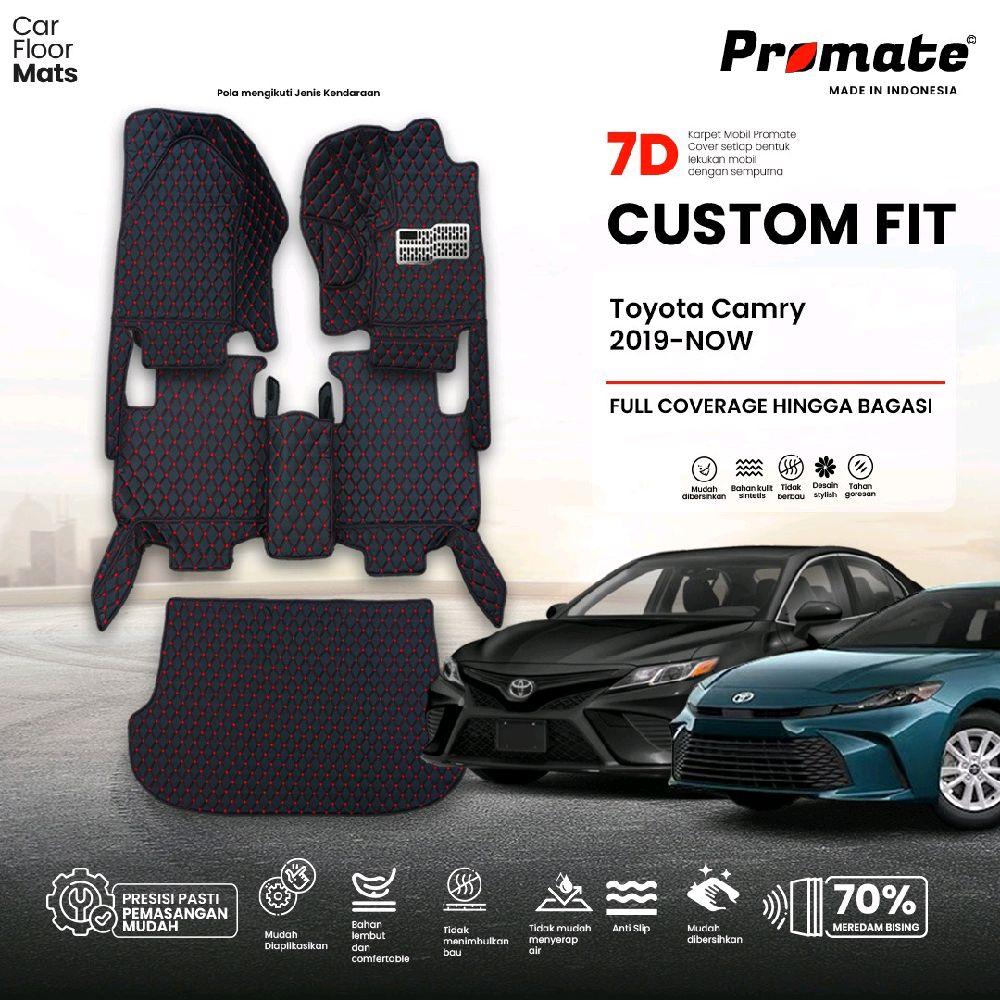 [CJ] Karpet Mobil TOYOTA Camry 2018 - 2024 EXTRA Fullset PLUS CoilMat Harga 1,720,000 rupiah*Gratis Ongkir