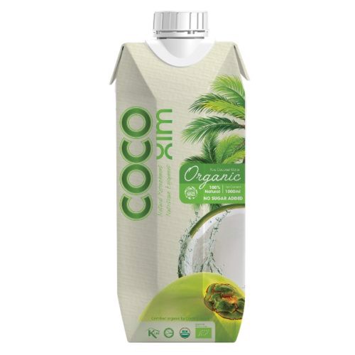 COMBO 4 Nước Dừa Hữu Cơ, Organic Pure Coconut Water 330ml - COCOXIM