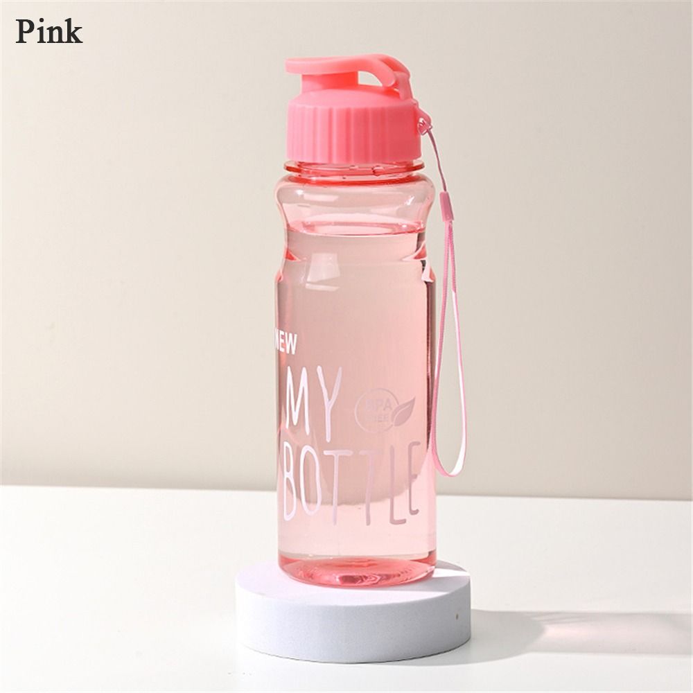 DUCHANG 550ML Du lịch Nhiều màu Trong suốt Sức chứa lớn Nhựa Chai nước Cốc nước - 6
