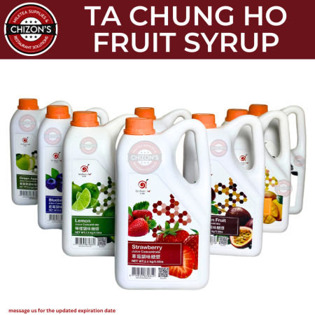 Ta Chung Ho Fruit Syrup 2.5kg for Tea & Milkshake