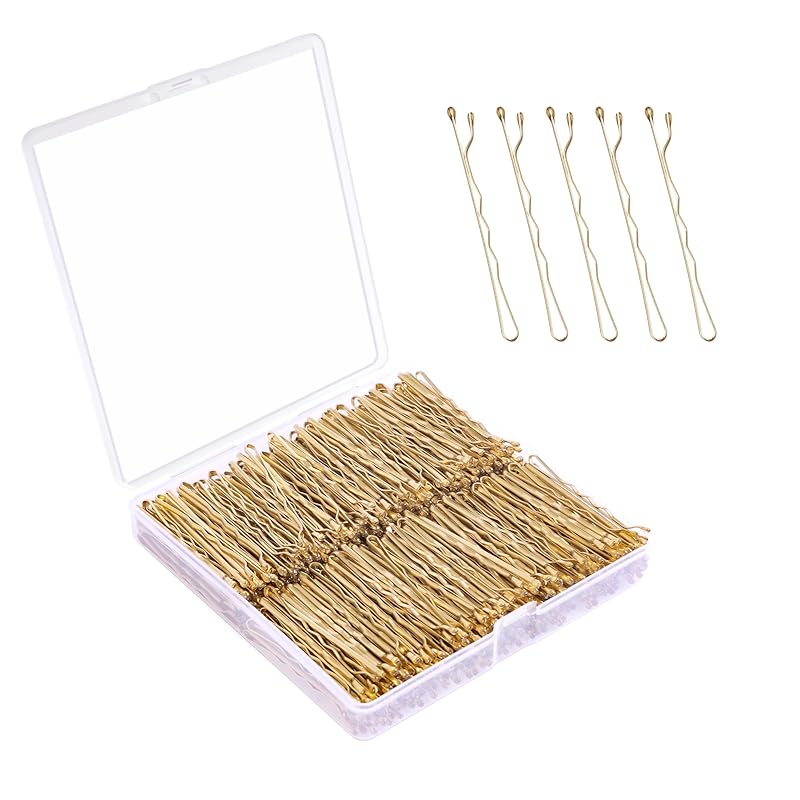 Bobby Pins 360 Pcs Brown Blonde Black Hair 2 Inch Premium Secure Hold Bulk with Storage  Women & Gir