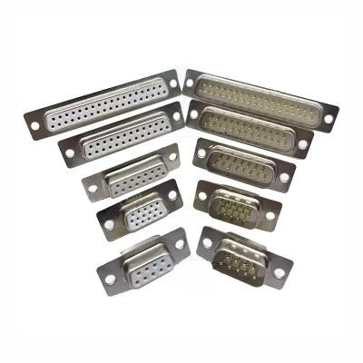 DB25 Đầu Đực 25 Chân Mạ Vàng 2 Hàng Hàn Nối Dây