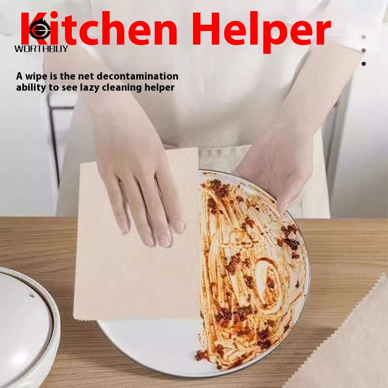 Vải xơ mướp dày cho nhà bếp, khăn lau thấm nước và chịu dầu