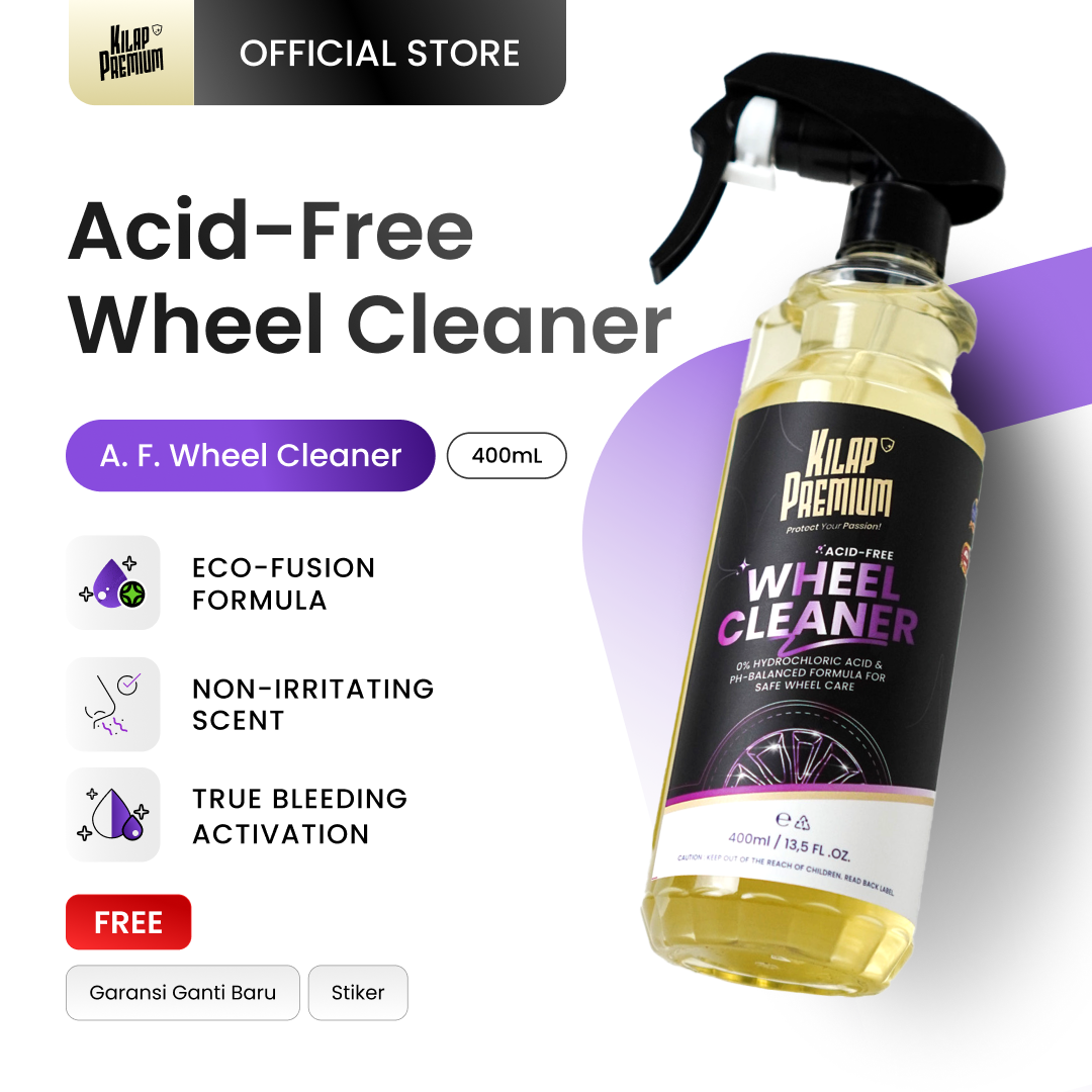 Kilap Premium - Iron Remover Acid-Free Wheel Cleaner Pembersih Velg Mobil Dan Motor Harga 81,120 rupiah*Gratis Ongkir