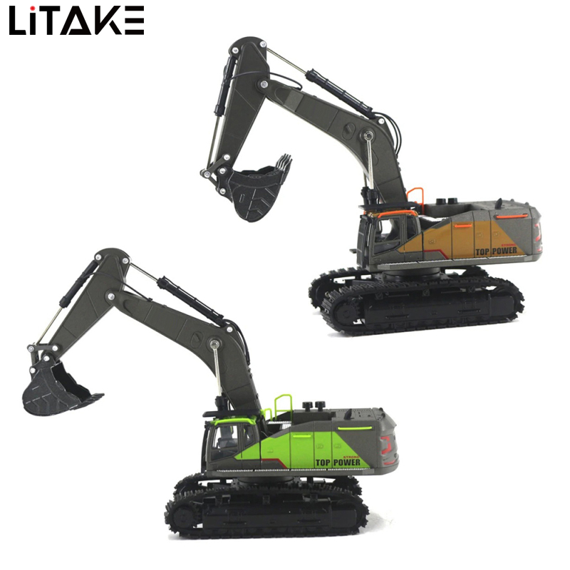 1:50 Excavator Model, High Simulation Heavy Duty Alloy Diecast Engineering Construction Car, Bulldozer Gift For Boys ราคา 465 บาท*ส่งฟรี