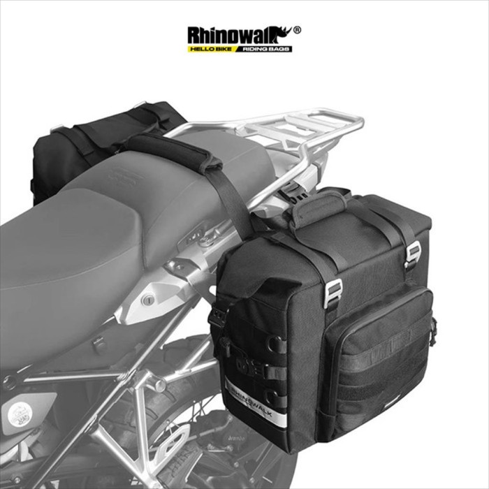 RHINOWALK MT2050 MOTORCYCLE PANNIER 32L TRAVEL BAG - TAS MOTOR - BLACK-Apocalypse77 Harga 1,490,000 rupiah*Gratis Ongkir