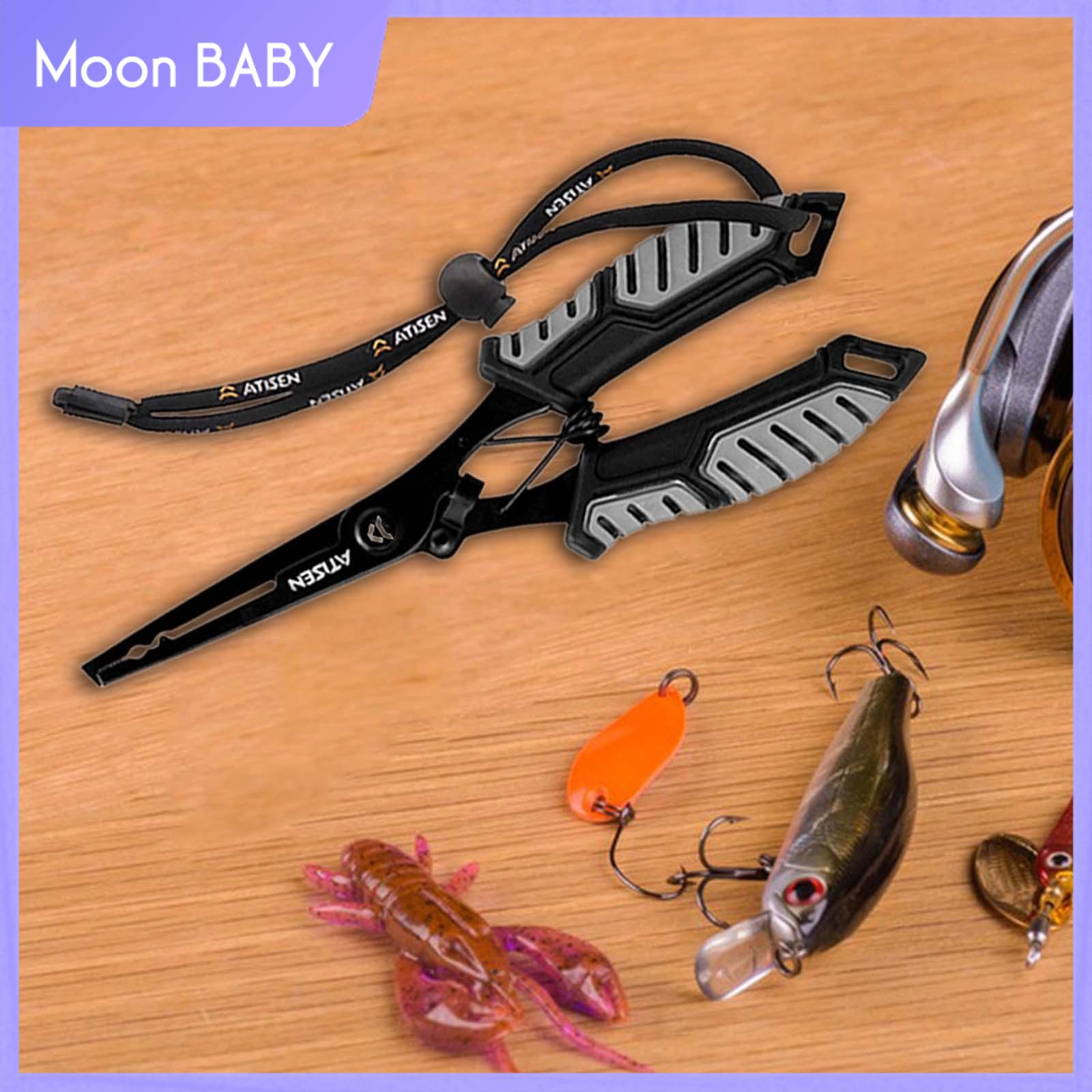 Moon BABY Fishing Pliers Hook Remover Fishing Tool Lightweight Fishing Lines Cutter