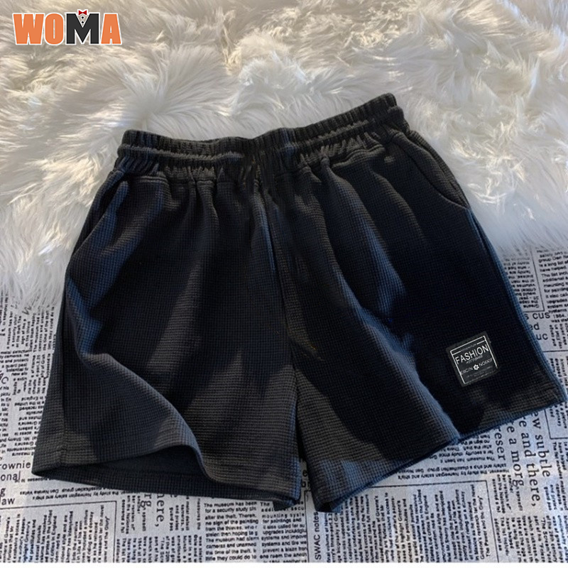 WOMA Quần Short Nam Quần Short Waffle Quần Short Thể Thao Thoải Mái Giản Dị Quần Pyjama Mặc Ngoài  quần đùi nam quần short nam  quần short nam xịn  quần sọt nam  quần đùi thun nam  quần đùi thể thao  quần soóc nam shorts for men  quần đùi nam xịn