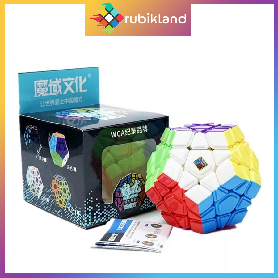 Rubik Megaminx Stickerless MoYu MeiLong MFJS Rubic 12 Mặt Đồ Chơi Trí Tuệ
