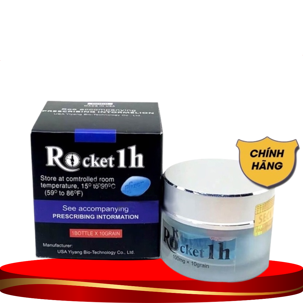 Rocket 1h chính hãng hộp 10 viên, tăng cường sinh lý