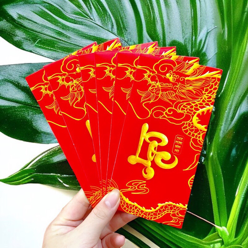 50 bao lì xì lộc rồng mã 55. bao lì xì tết