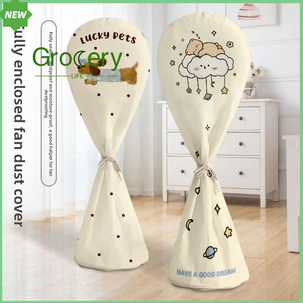 GROCERY LIFE Phổ quát Vỏ quạt điện Chống bụi Chống thấm nước Vỏ bảo vệ Bao gồm tất cả Bọc chống bụi Hộ gia đình