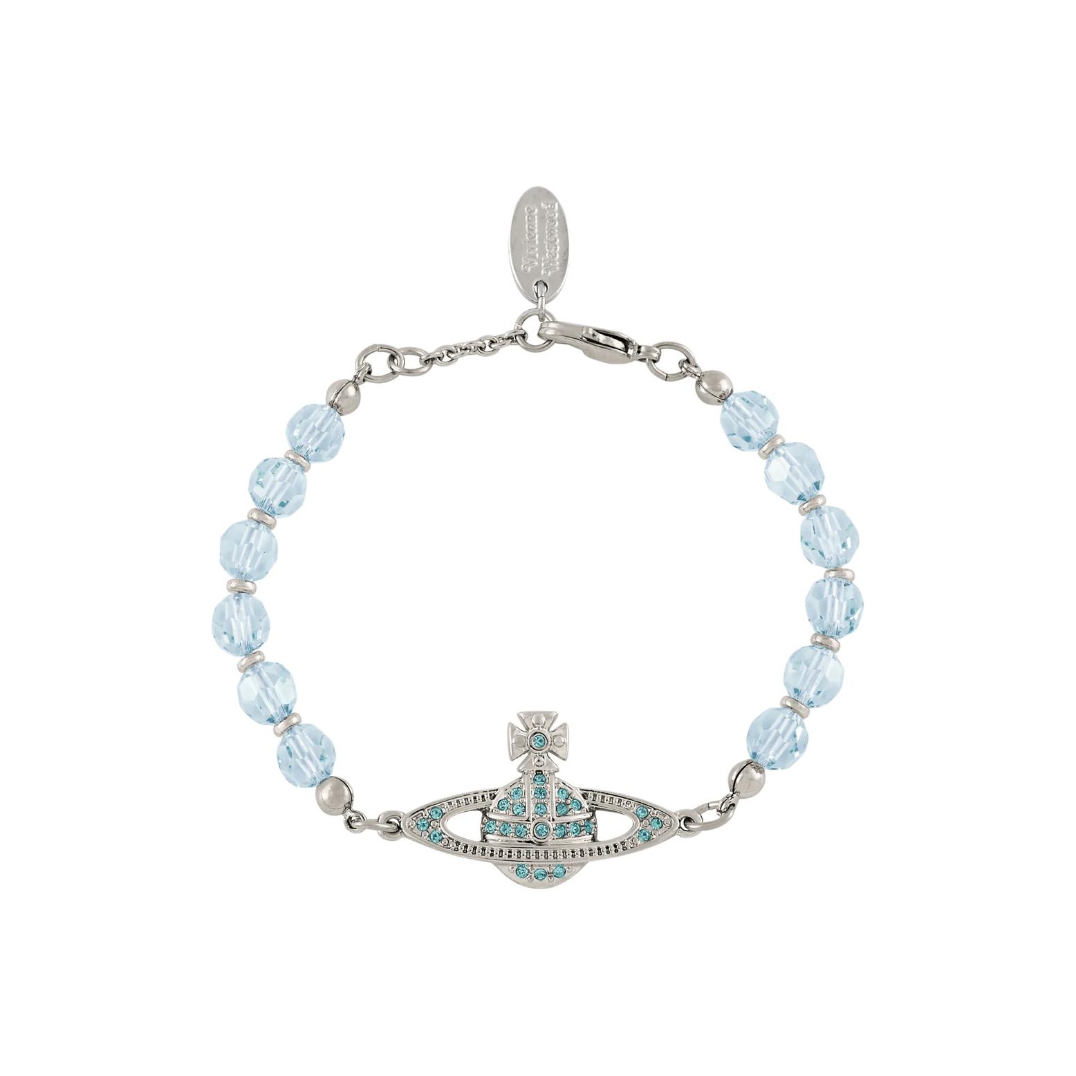 Vivienne Westwood Bracelets Unisex Silver/transparent Blue