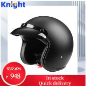 Knight 701 Vintage Motorcycle Helmet - Stylish & Impact-Resistant