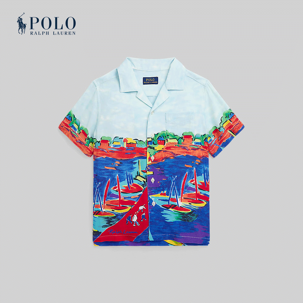 Polo Ralph Lauren Kids Boys Shirt-Sailboat-Print Camp Shirt CWPOWOVB6820473 999 Multi ราคา 6,900 บาท*ส่งฟรี