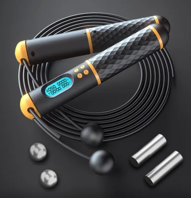 Weighted Jump Ropes For Fitness Exercises Cordless Jump Rope Digital Counting Weighted Rope Skipping With Calories Counter For Indoor and Outdoor Cordless Skipping Rope for Men,Women,Kids,Girl