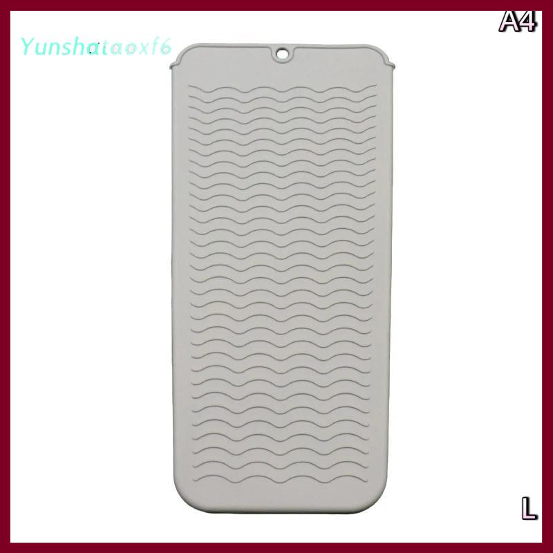 yunshataoxf 1pcs Silicone chịu nhiệt Pad Pouch lưu trữ túi cách nhiệt Mat cho máy ép tóc nhiệt uốn thanh Curler Bìa - 4