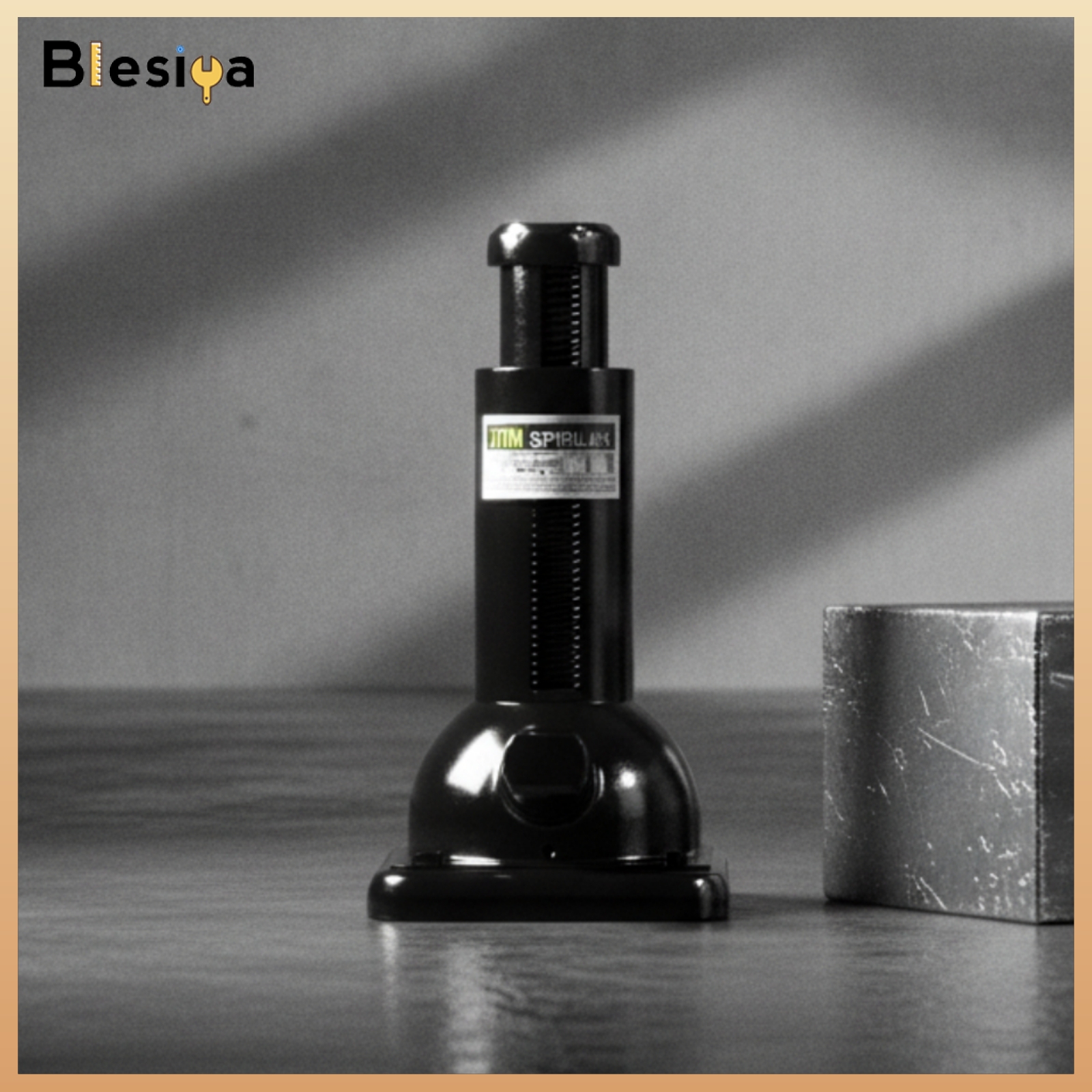 Blesiya 4000 Lb Capacity Column Screw Lift Adjustable Height Manual Spiral Lift Mechanical Operation Vertical Car Lift Heavy Duty Steel Construction for Non-Paved Terrain-Road Enthusiasts, SUV Owners, Tire Change, Roadside Emergency, Garage ราคา 2,754 บาท*ส่งฟรี