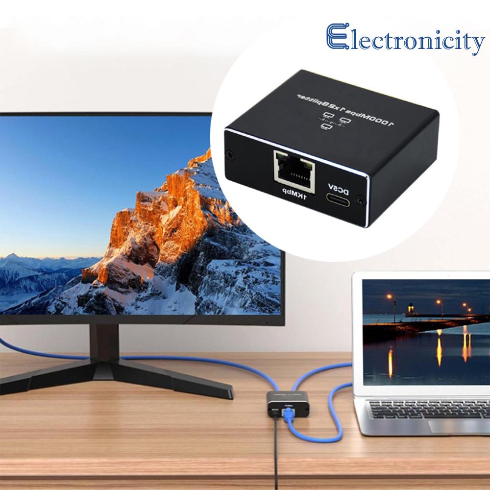 1 Để 2/1 Để 3/ 1 Để 4 Gigabit Ethernet Splitter 1000Mbps Mạng Rj45 Splitter Internet Splitter Cho Cat5/5E/6/7/8 Cáp