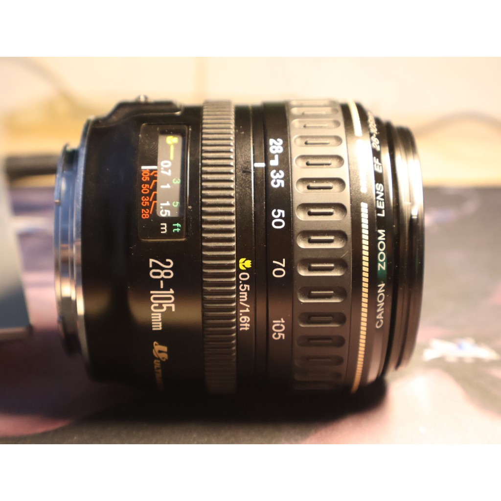 Lens canon ef 28-105mm usm - ống kính máy ảnh canon (Tháu kính 99% - Có ít bụi nhỏ)