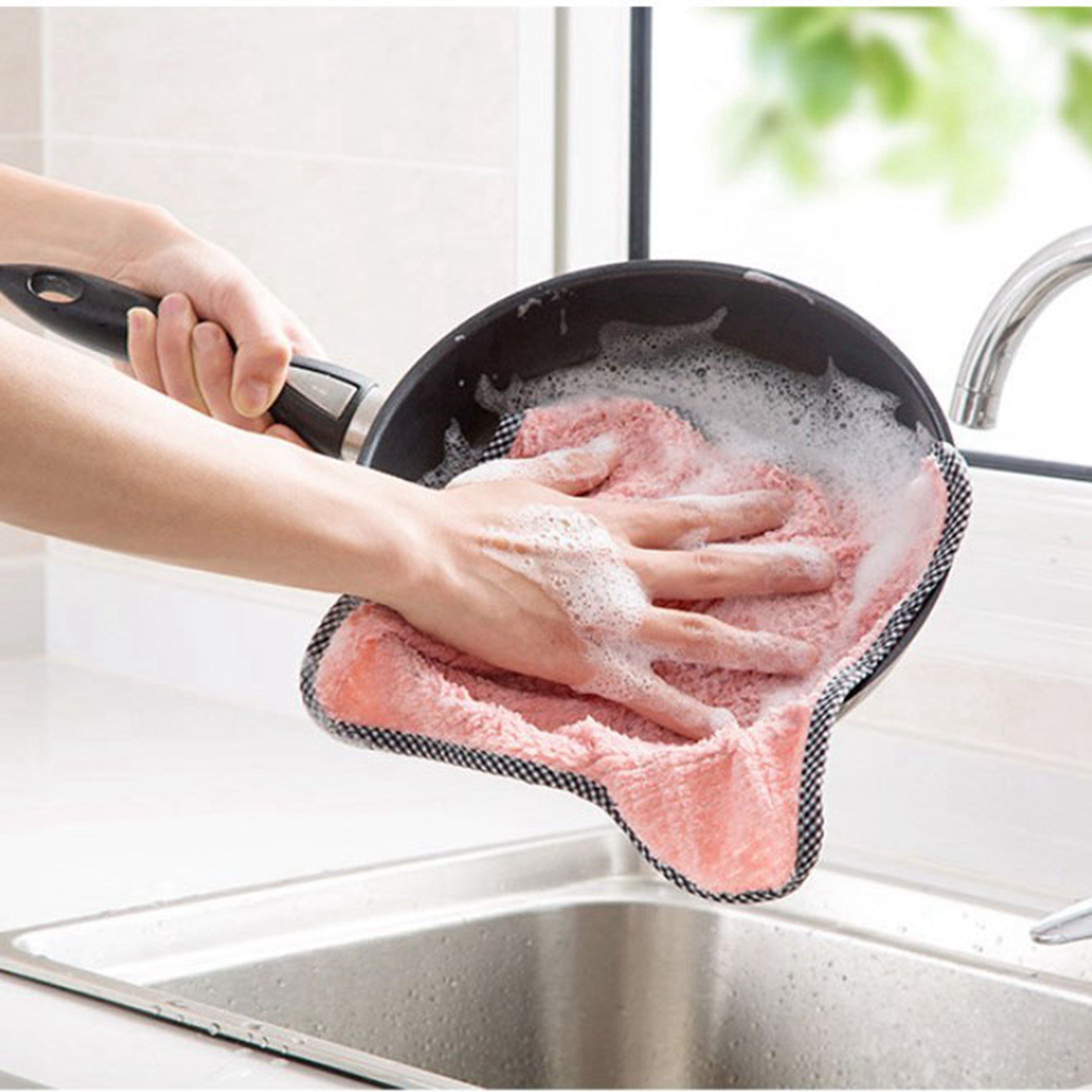 Treo Khăn tay cao thấm nước Khăn lau nhanh chóng làm khô thoải mái đa chức năng dễ dàng truy cập cho nhà bếp