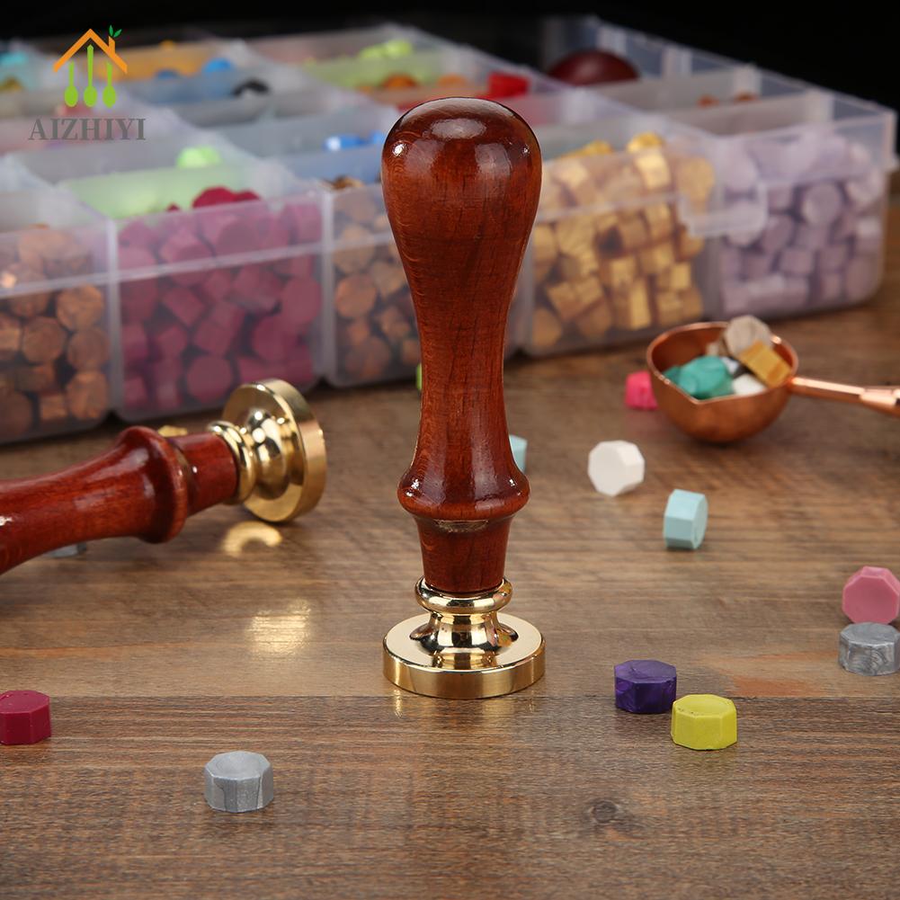 DIY Dedicated Replace Copper Head Vintage English Letter Sealing Wax Stamp Head