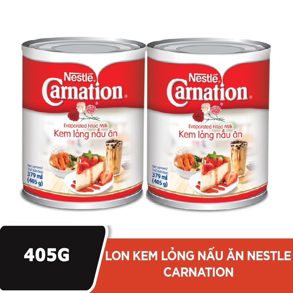 405gx2 - 2 hũ kem lỏng nấu ăn nestle carnation