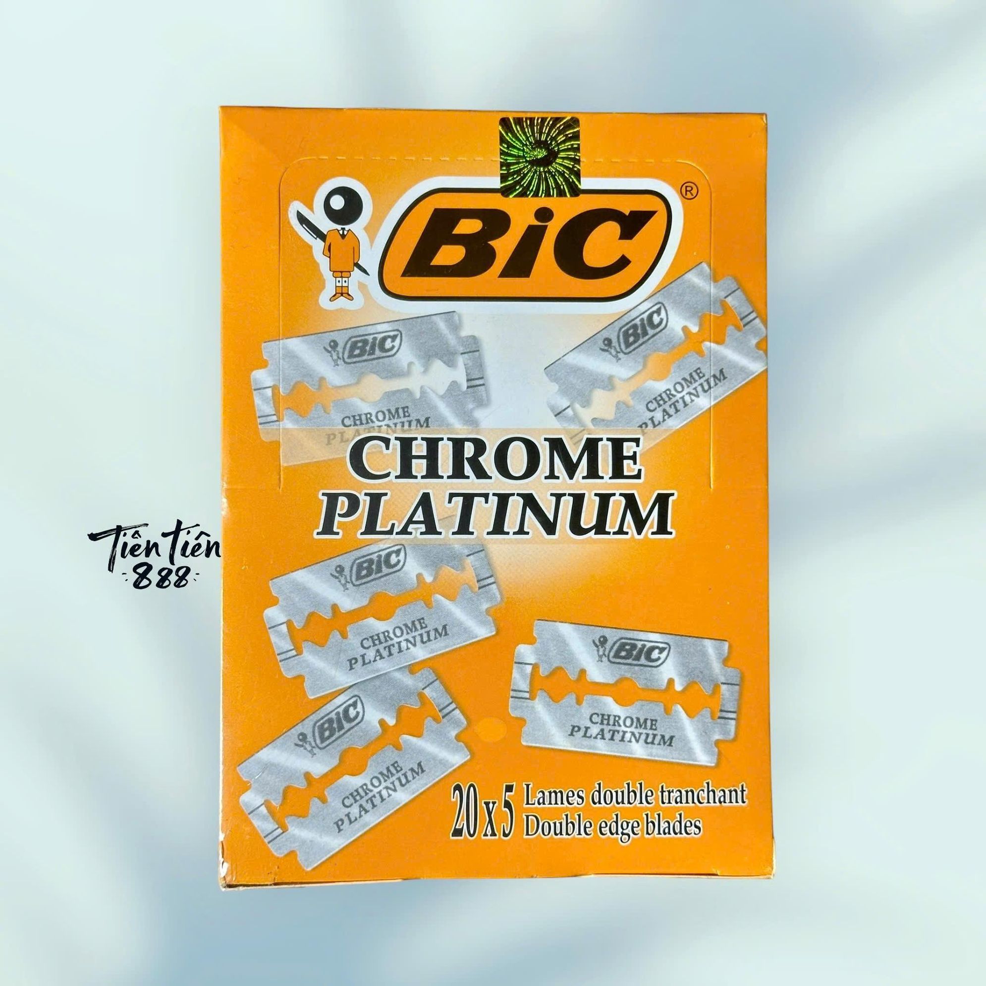 Lưỡi Lam Bic siêu bén, Hộp 100 lưỡi chất liệu thép không rỉ siêu bén, Cạo Râu Cạo Râu