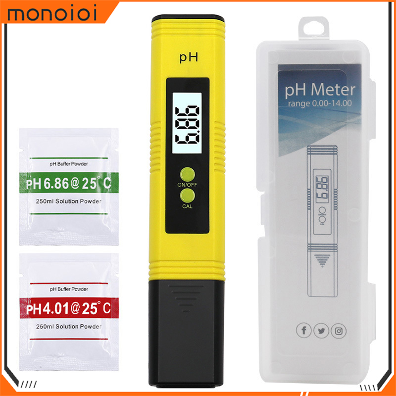 Monqiqibút kiểm tra độ ph lcd cầm tay máy,đo độ axit ph bộ lọc tds ec máy kiểm tra nhiệt
