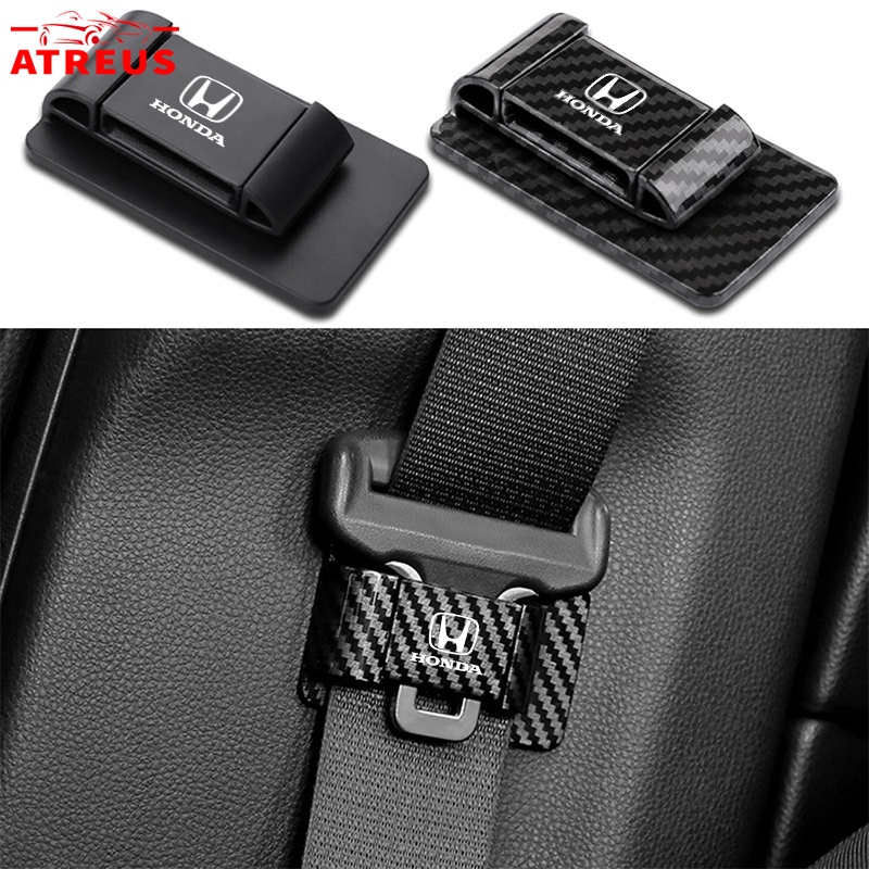 Honda sợi carbon giữ đai an toàn xe hơi giữ ổn định Clip xe Stopper khóa đai cố định chủ cho Brio dòng xe city Civic CRV HRV BRV Accord mobilio wrv Odyssey giải phóng Jazz