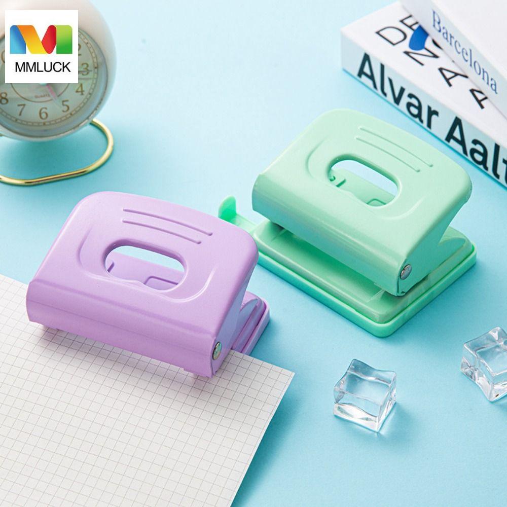 MMLUCK Tài liệu hàng ngày Máy Đục Lỗ 2 lỗ Máy cắt giấy Máy thủ công Máy đục lỗ giấy Dụng cụ tự làm Chống trượt Dụng cụ đục lỗ làm sổ lưu niệm Đồ dùng văn phòng