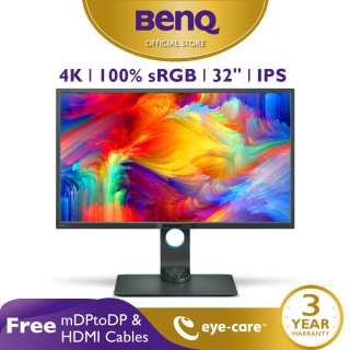Màn hình đồ họa BenQ PD3200U 32 inch 4K IPS 100% sRGB chuyên thiết kế đồ họa xử lý hình ảnh cho designer công nghệ bảo vệ mắt thumbnail