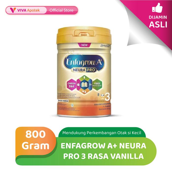 Enfagrow A+ Neura Pro 3 Susu Pertumbuhan Anak Rasa Vanilla (800 Gram)